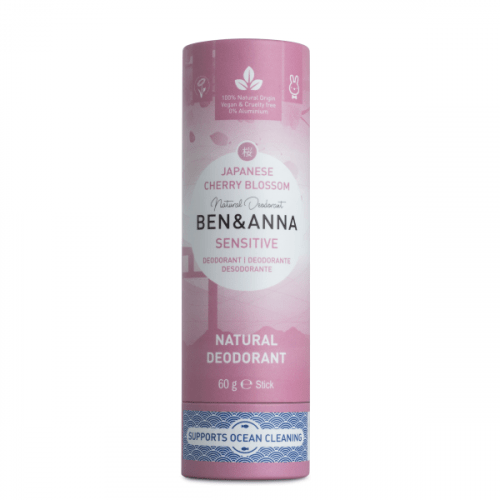 Ben & Anna Tuhý deodorant Sensitive (60 g) - Třešňový květ Ben & Anna
