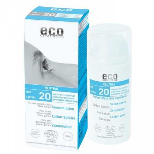 Eco Cosmetics Opalovací krém Neutral bez parfemace SPF 20 BIO (100ml) Eco Cosmetics