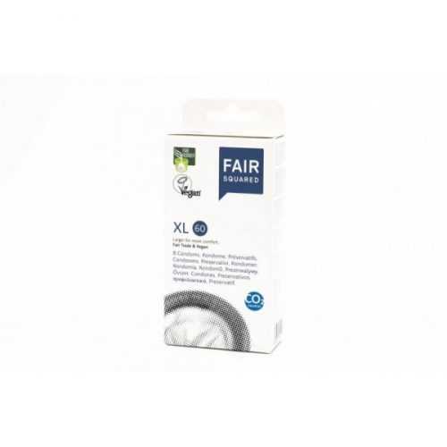 Fair Squared Kondom XL 60 (8 ks) - veganské a fair trade Fair Squared