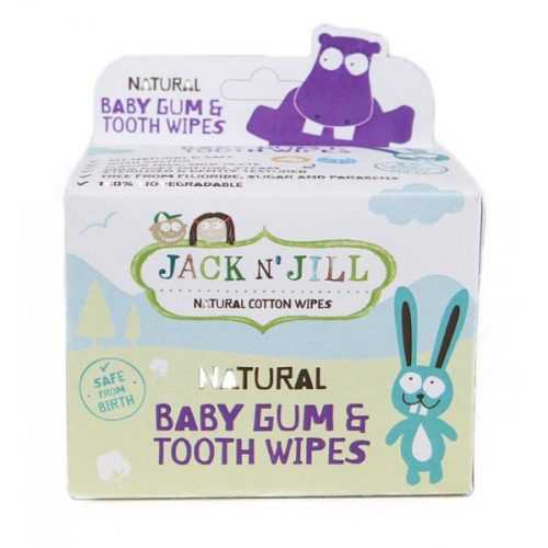 Jack n' Jill Dětské vlhčené ubrousky na dásně a zoubky (25 ks) Jack n' Jill