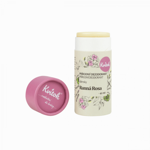 Kvitok Tuhý deodorant Ranní rosa (42 ml) - účinný až 24 hodin Kvitok