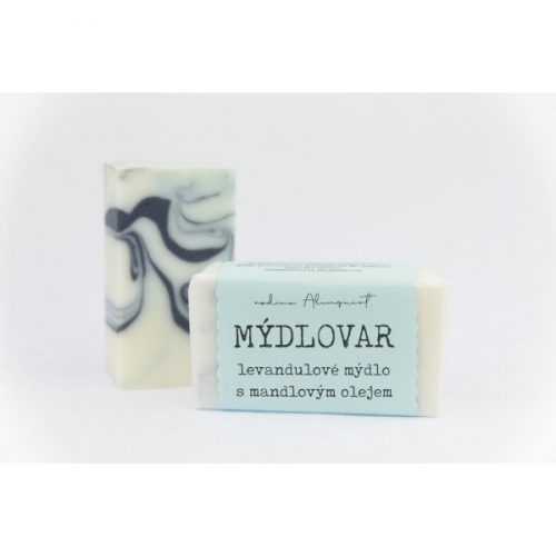 Mýdlovar Levandulové mýdlo s mandlovým olejem (120 g) - i pro citlivou pokožku Mýdlovar