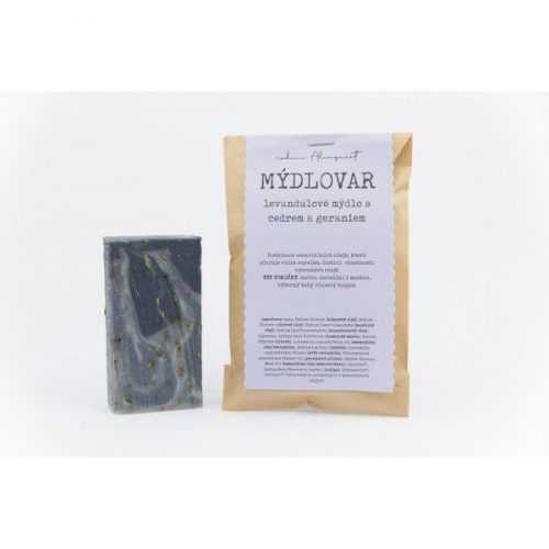 Mýdlovar Levandulové mýdlo s vůní gerania a cedru (60 g) - univerzální