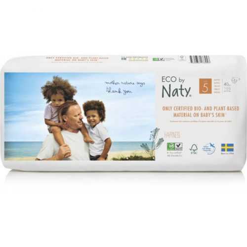 Naty Ekoplenky Junior 5 (11 - 25 kg) Economy pack (40 ks) - z 55-60 % rozložitelné Naty