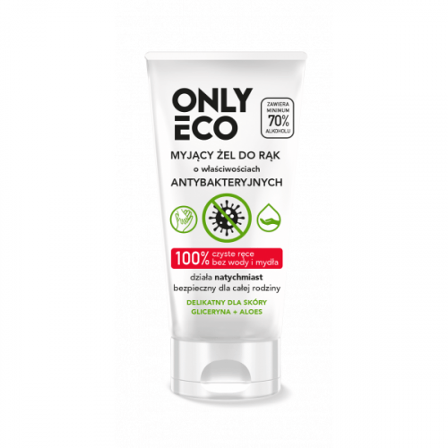OnlyEco Gel na ruce s antibakteriálními účinky (50 ml) - z 98 % přírodní OnlyEco