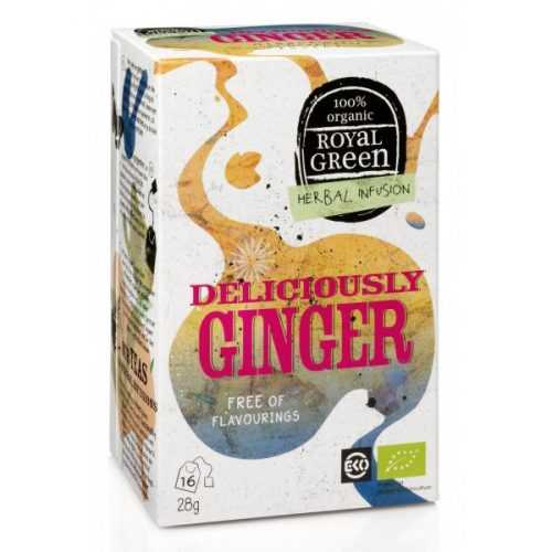 Royal Green Zázvorový čaj Deliciously Ginger BIO (28 g) Royal Green