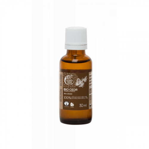 Tierra Verde Esenciální olej Cedr BIO (30 ml) - mužná a zklidňující vůně Tierra Verde
