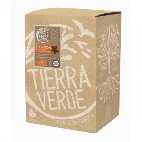 Tierra Verde Kaštanový šampon pro posílení vlasů s pomerančem (5 l) Tierra Verde