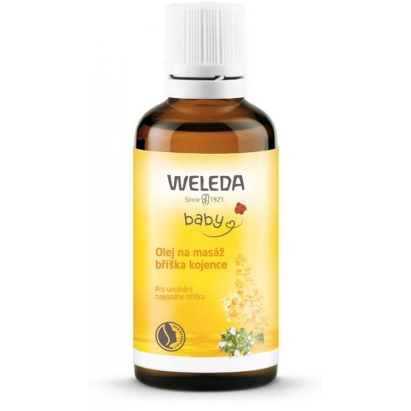 Weleda Kojenecký masážní olej na bolavé bříško (50 ml) - podporuje trávení Weleda