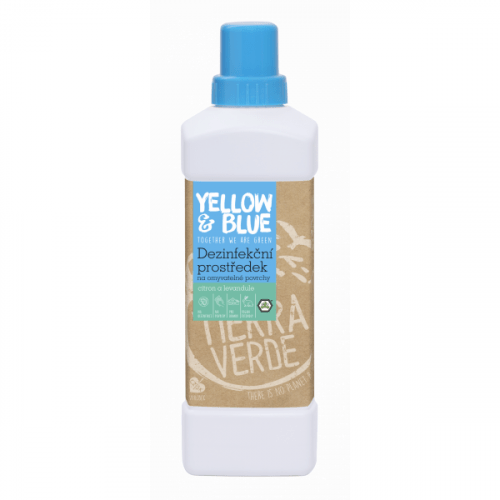 Yellow&Blue Dezinfekční prostředek na omyvatelné povrchy (1 l) Yellow&Blue (Tierra Verde)