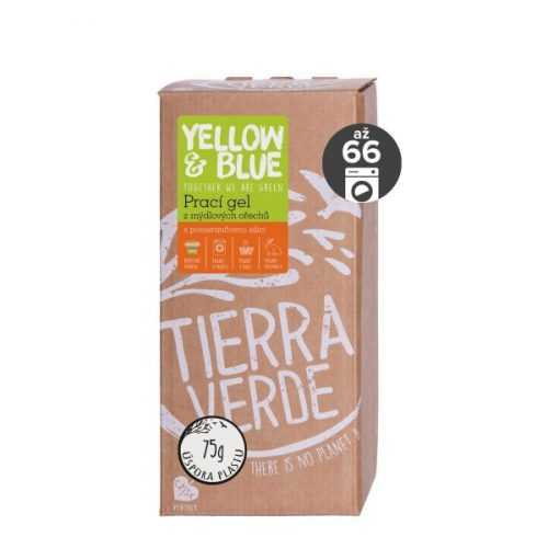Yellow&Blue Prací gel s pomerančem (2 l) - z bio mýdlových ořechů Yellow&Blue (Tierra Verde)
