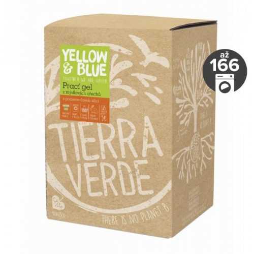 Yellow&Blue Prací gel s pomerančem (5 l) - z bio mýdlových ořechů Yellow&Blue (Tierra Verde)