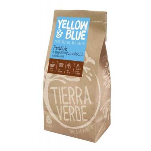 Yellow&Blue Prášek z mýdlových ořechů BIO (sáček 500 g) Yellow&Blue (Tierra Verde)