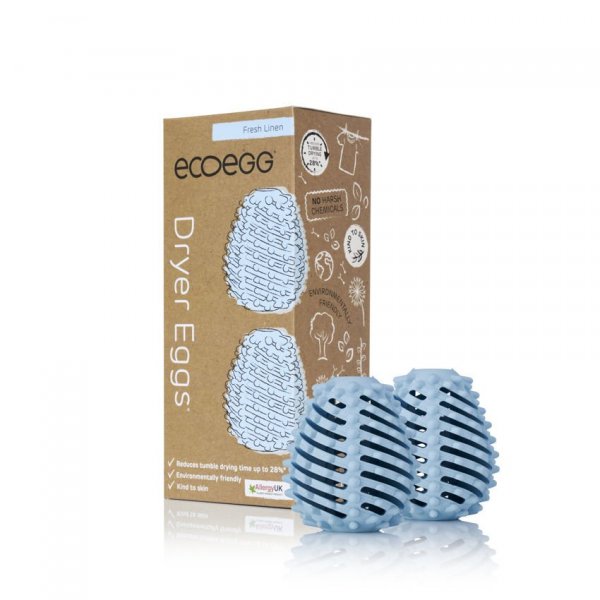 Ecoegg Vajíčka na sušení prádla - svěží bavlna (2 ks + 4 náplně) - Sleva Ecoegg