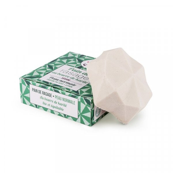 Lamazuna Tuhé mýdlo na holení - zelený čaj a citrón (55 g) - Sleva Lamazuna
