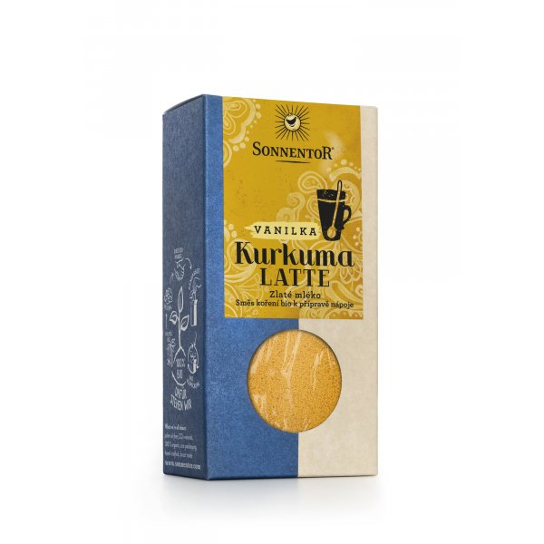 Sonnentor Kurkuma Latte vanilka - krabička (60 g) - směs k přípravě nápoje Sonnentor