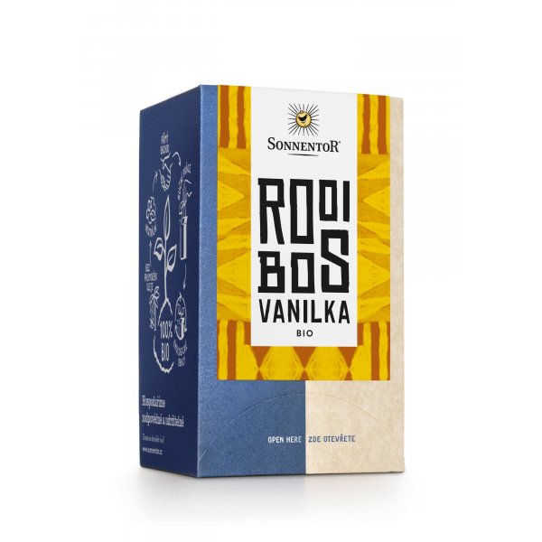 Sonnentor Rooibos vanilka BIO - nálevové sáčky (18 x 1