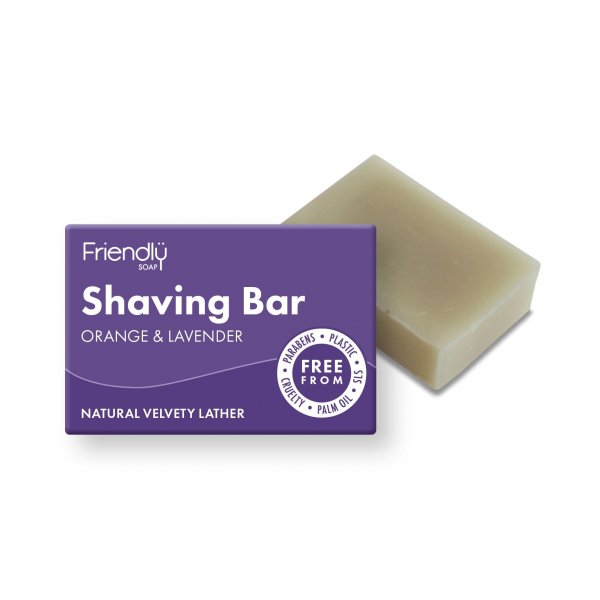 Friendly Soap Přírodní mýdlo na holení pomeranč a levandule (95 g) - Sleva Friendly Soap