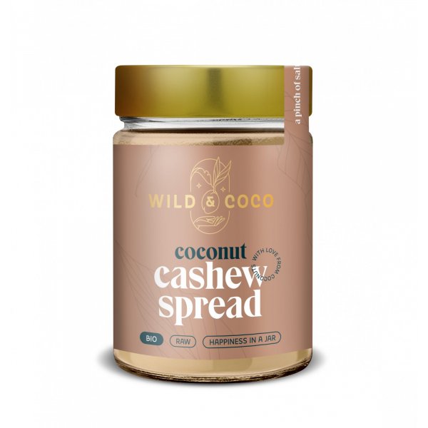 Wild & Coco Kokosová pomazánka Cashew Spread BIO (300 g) Wild & Coco