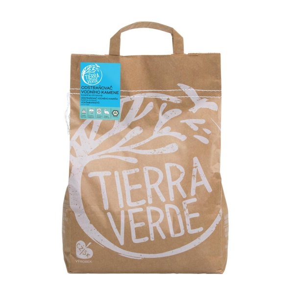 Tierra Verde Odstraňovač vodního kamene (pytel 5 kg) - II. jakost - koncentrovaný a vysoce účinný Tierra Verde