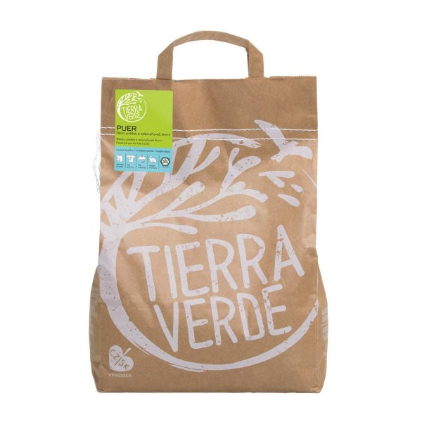 Tierra Verde Puer - bělicí prášek pro praní (pytel 5 kg) - II. jakost Tierra Verde