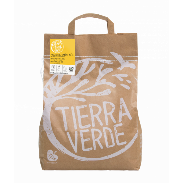 Tierra Verde Sůl do myčky - INOVACE (5 kg) - II. jakost - zabraňuje usazování vodního kamene Tierra Verde