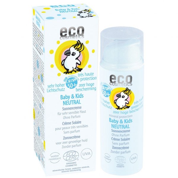 Eco Cosmetics Baby Dětský opalovací krém Neutral SPF 50+ BIO (50 ml) - II.jakost Eco Cosmetics