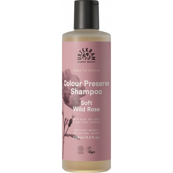 Urtekram Šampon s šípkovou růží pro barvené vlasy BIO (250 ml) Urtekram