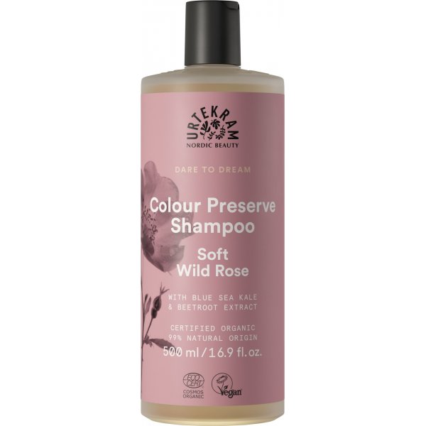 Urtekram Šampon s šípkovou růží pro barvené vlasy BIO (500 ml) Urtekram
