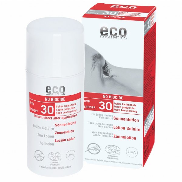 Eco Cosmetics Ochranný opalovací krém SPF 30 BIO (100 ml) - II.jakost - nevoní bodavému hmyzu Eco Cosmetics