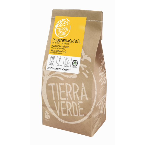 Tierra Verde Sůl do myčky - INOVACE (2 kg) - II.jakost - zabraňuje usazování vodního kamene Tierra Verde