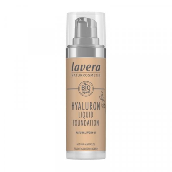 Lehký tekutý make-up s kyselinou hyaluronovou (30 ml) - 01 Natural Ivory Lavera