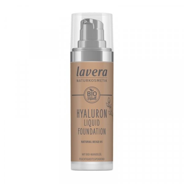 Lehký tekutý make-up s kyselinou hyaluronovou (30 ml) - 05 Natural Beige Lavera