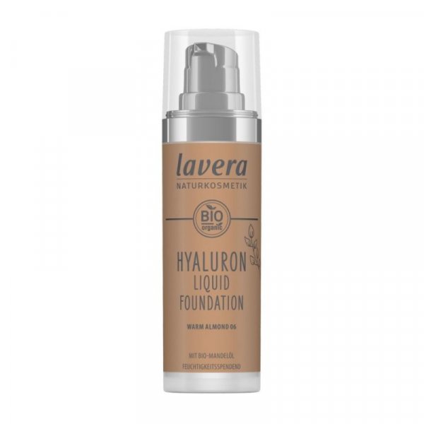 Lehký tekutý make-up s kyselinou hyaluronovou (30 ml) - 06 Warm Almond Lavera