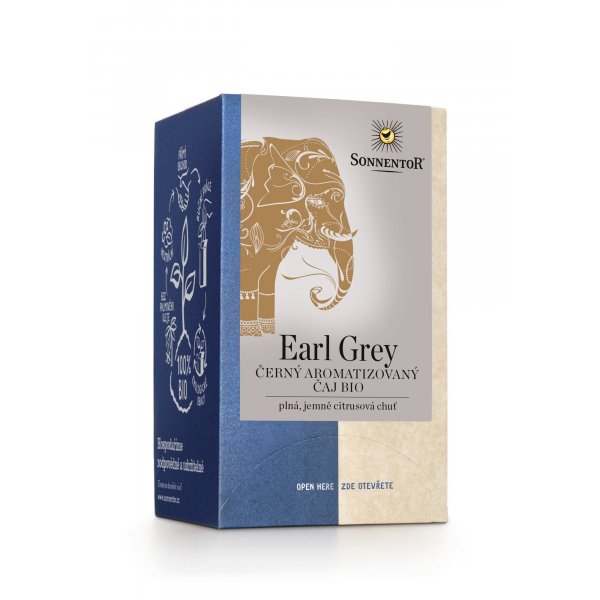 Sonnentor Černý čaj aromatizovaný Earl Grey BIO - nálev. sáčky (18 x 1