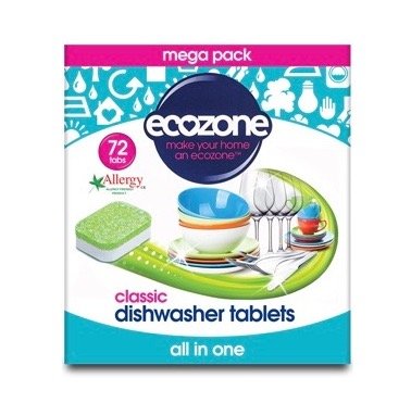 Ecozone Tablety do myčky Classic - vše v jednom 72 ks Ecozone