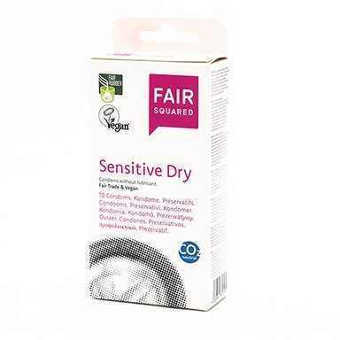 Fair Squared Kondom Sensitive Dry (10 ks) - veganské a fair trade Fair Squared