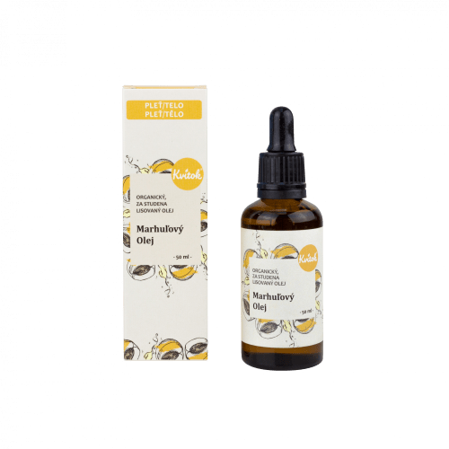 Kvitok Meruňkový olej BIO (50 ml) - s ochranným a regeneračním účinkem Kvitok