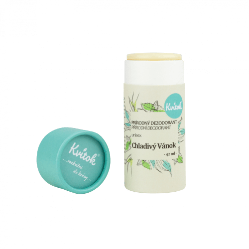 Kvitok Tuhý deodorant Chladivý vánek (42 ml) - účinný až 24 hodin Kvitok