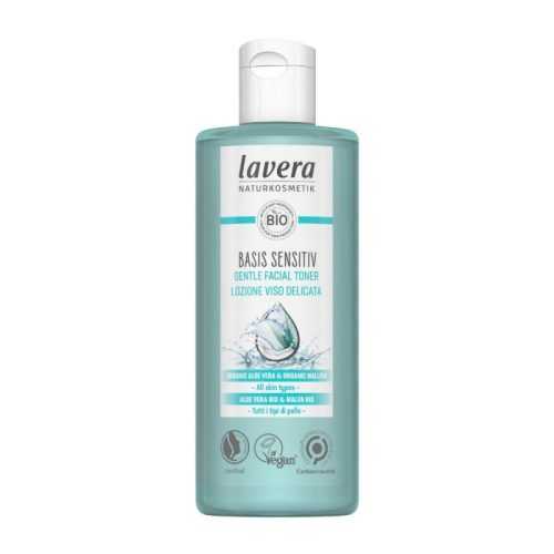 Lavera Basis Sensitive Jemná hydratační pleťová voda s Aloe vera BIO (200 ml) - pro všechny typy pletí Lavera