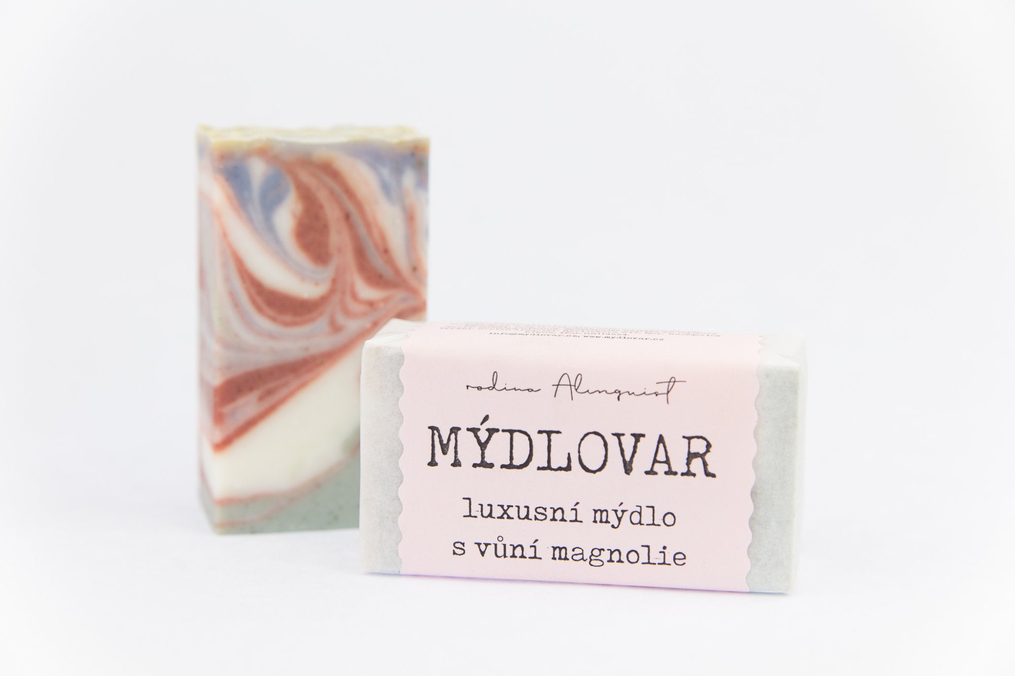 Mýdlovar Luxusní květinové mýdlo s magnolií 120 g - i pro citlivou a ekzematickou pleť Mýdlovar