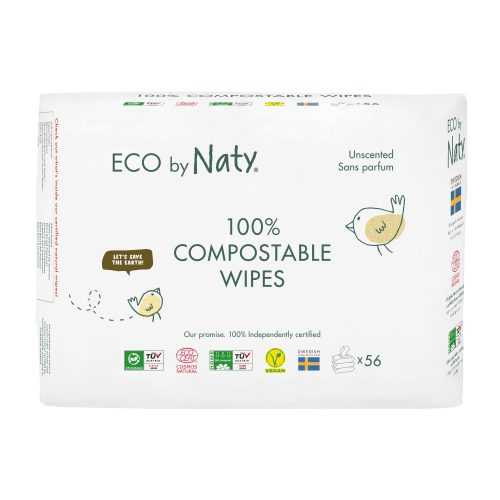 Naty Dětské vlhčené hygienické ubrousky Economy pack 168 ks - vhodné i pro velmi citlivou pokožku Naty