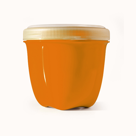 Preserve Svačinový box (240 ml) - oranžový - ze 100% recyklovaného plastu Preserve