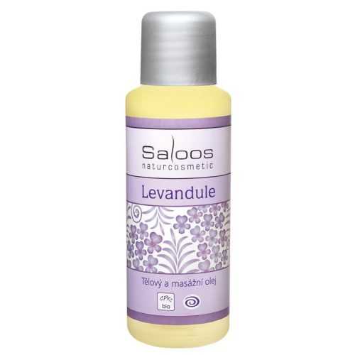 Saloos Tělový a masážní olej Levandule BIO (50 ml) - pro zklidnění a relaxaci Saloos