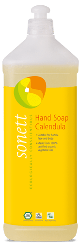 Sonett Tekuté mýdlo - měsíček BIO 1 l - pro vaše ruce