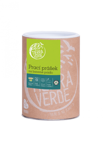 Tierra Verde Prací prášek na barevné prádlo dóza 850 g Tierra Verde
