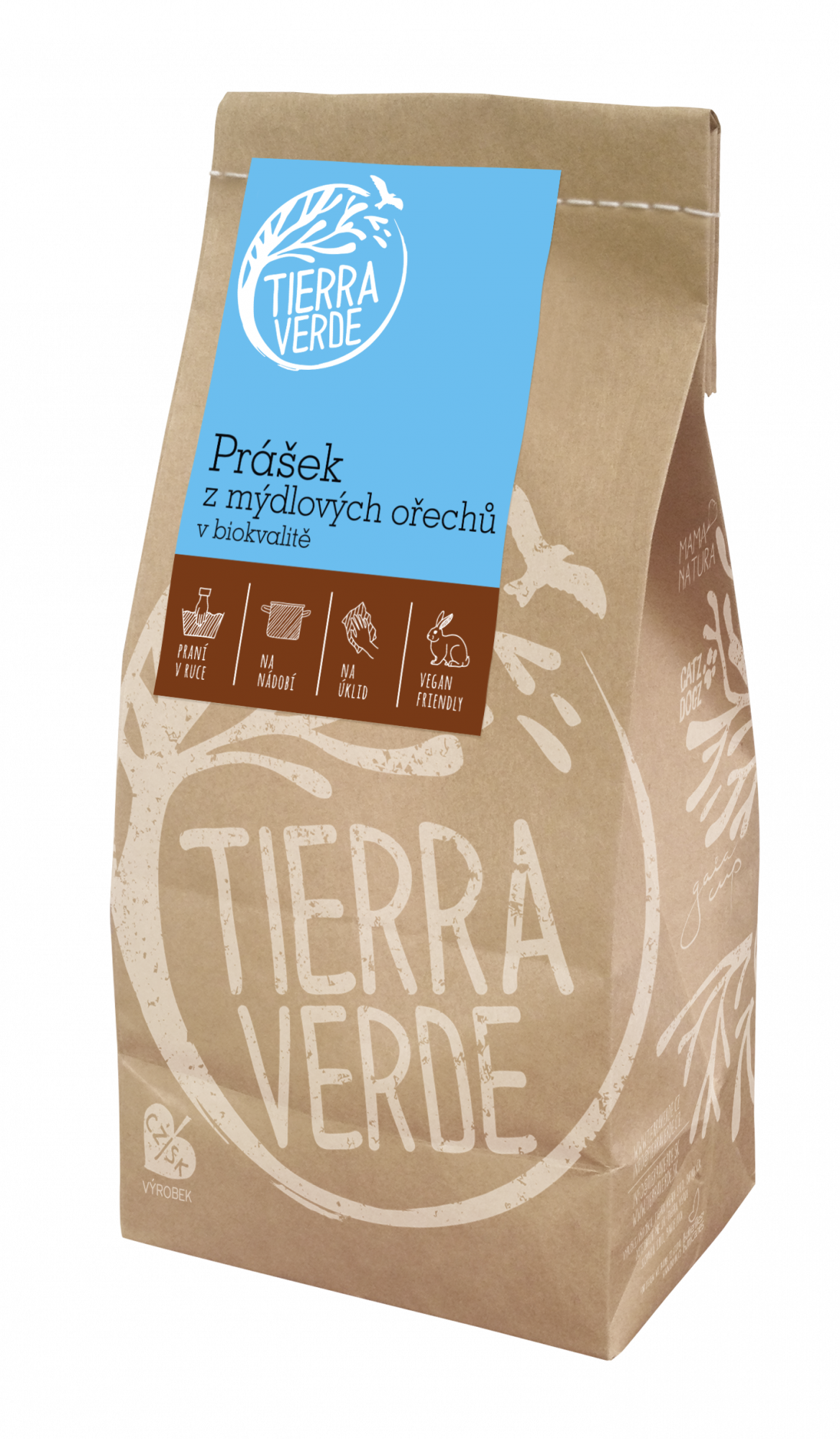 Tierra Verde Prášek z mýdlových ořechů BIO (500 g) Tierra Verde