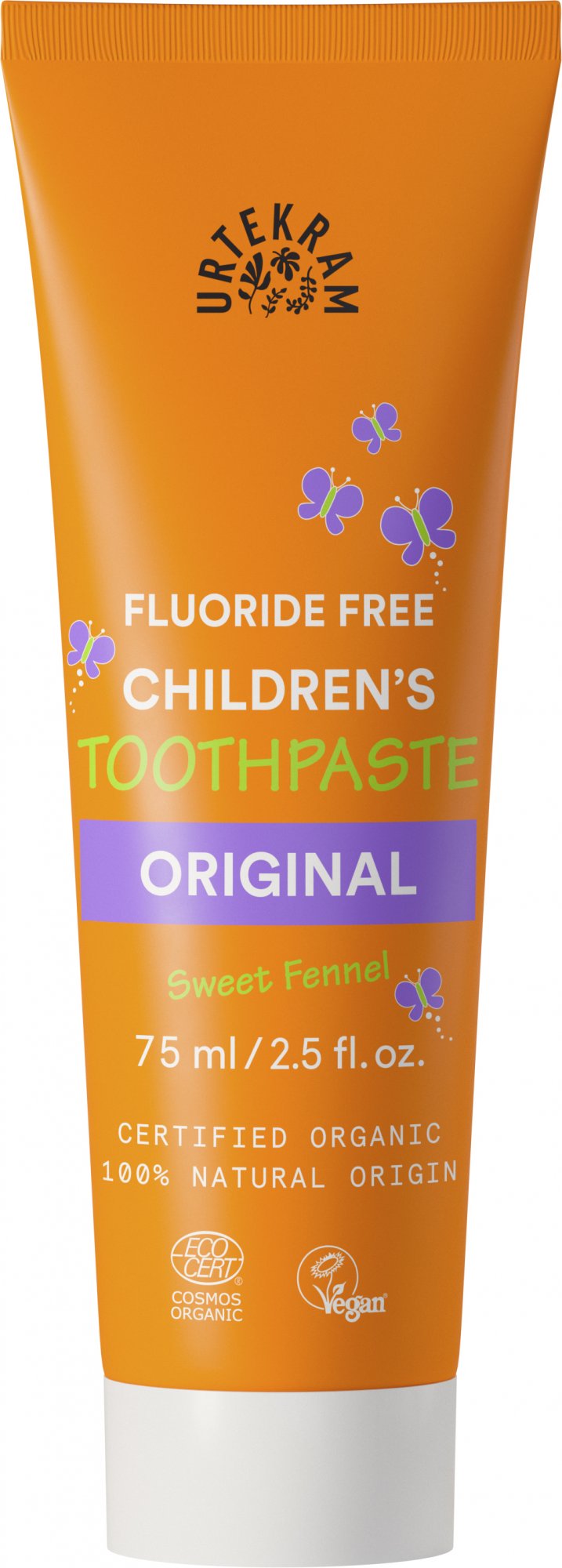 Urtekram Dětská zubní pasta s fenyklem BIO (75 ml) - bez fluoridu Urtekram