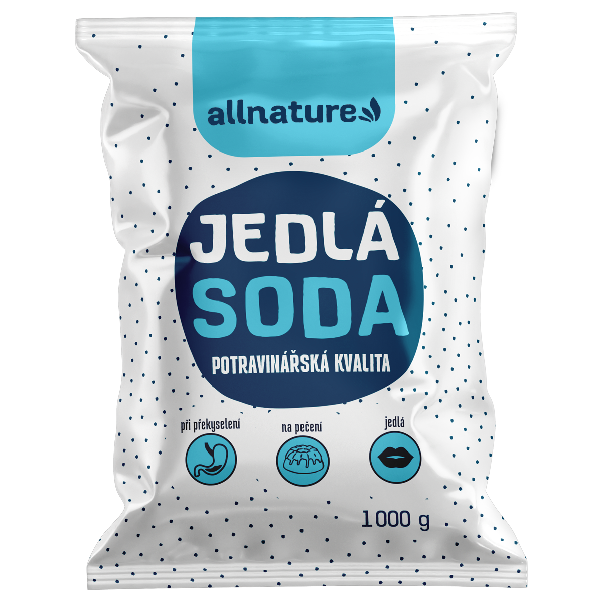 Allnature Jedlá soda - II. jakost 1 kg - potravinářská kvalita Allnature