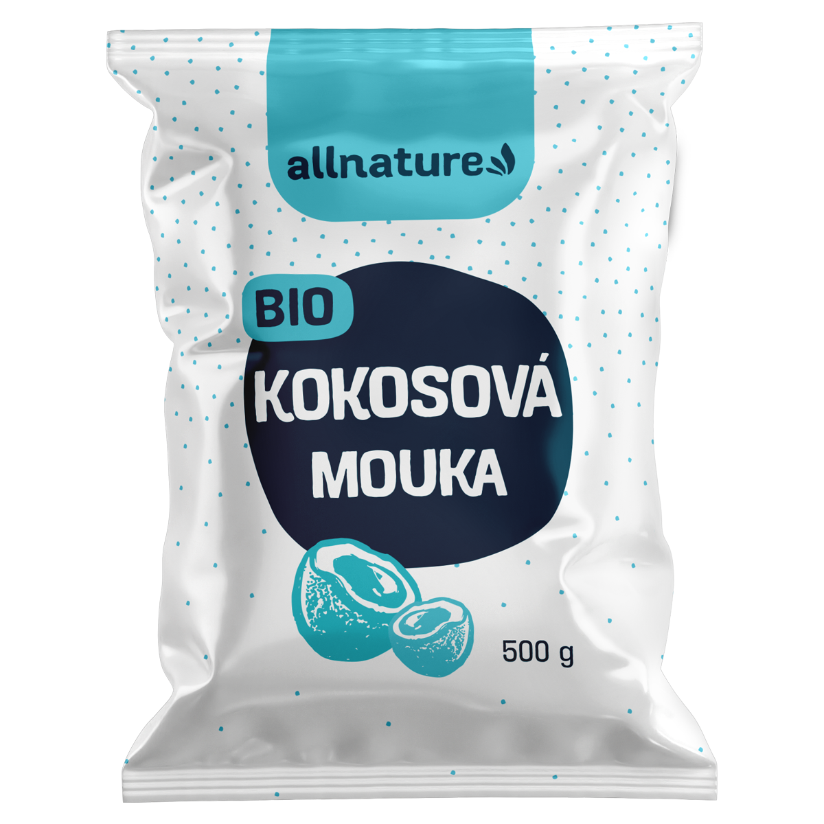 Allnature Kokosová mouka BIO 500 g - bohatá na bílkoviny a vlákninu Allnature